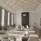 Ekena Millwork 66 56W x 66 56H x 14T Large May Decorative Fretwork Wood Ceiling Panels, Cherry CELW67X67X0250MAYCH - alternate 3
